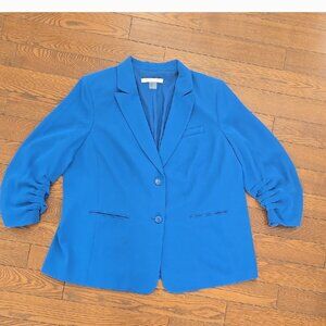 Peter Nygard royal Blue women's classic single breasted blazer size 18